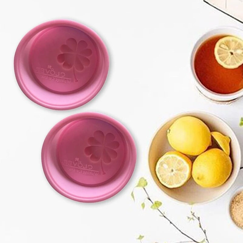 3D silikona DIY ziepju veidne apaļa angļu četru lapu āboliņa ar rokām darināta kūku veidnes sveču gatavošana amatniecība kūku cepšanas rīks