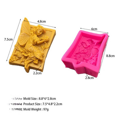 DIY Πεταλούδα Χειροποίητο Σαπούνι Καλούπι Σιλικόνης Τετράγωνο Κερί Ρητίνη Γύψινο Καλούπι Σοκολατένιο Σετ Κέικ πάγου Σετ κατασκευής Δώρα διακόσμησης σπιτιού