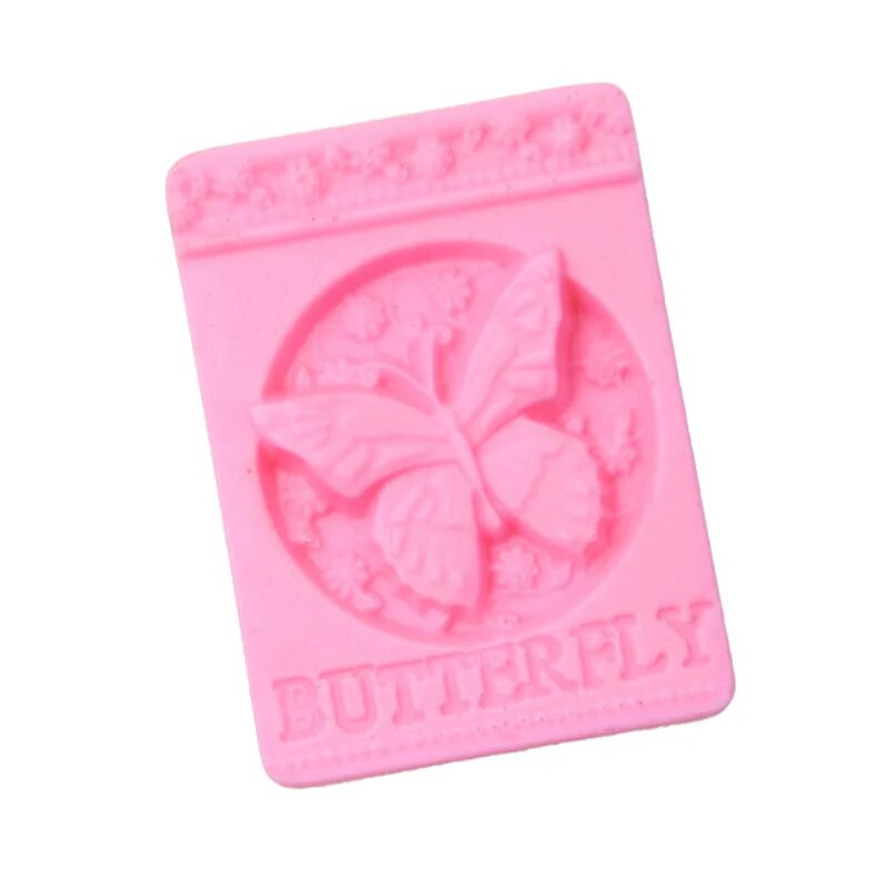 DIY Πεταλούδα Χειροποίητο Σαπούνι Καλούπι Σιλικόνης Τετράγωνο Κερί Ρητίνη Γύψινο Καλούπι Σοκολατένιο Σετ Κέικ πάγου Σετ κατασκευής Δώρα διακόσμησης σπιτιού