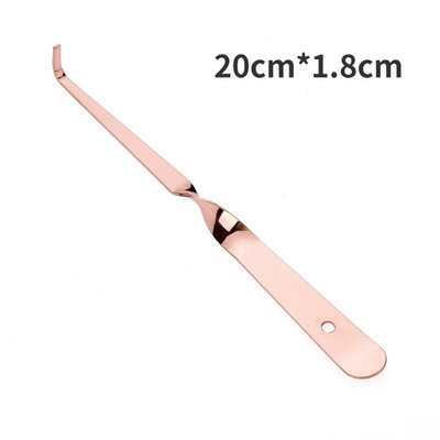 Loominguline roostevabast terasest küünal, keerdkonksu käärid sepistatud küünalde tahid Kustuti küünal tarvikud Tööriistad Kodukaunistus