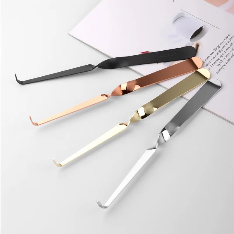 Loominguline roostevabast terasest küünal, keerdkonksu käärid sepistatud küünalde tahid Kustuti küünal tarvikud Tööriistad Kodukaunistus