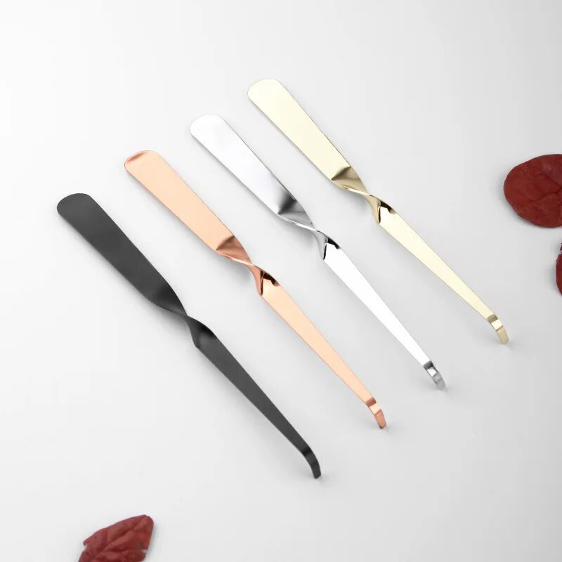 Loominguline roostevabast terasest küünal, keerdkonksu käärid sepistatud küünalde tahid Kustuti küünal tarvikud Tööriistad Kodukaunistus