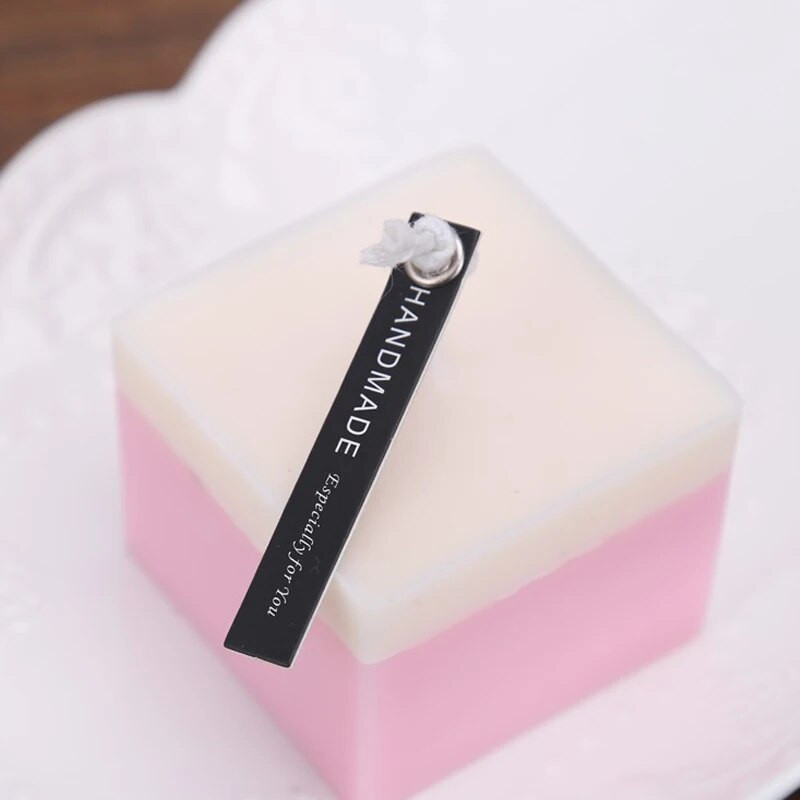 5 τμχ Διακοσμητικά κεριά χαρτί ετικετών χειροποίητα αυτοκόλλητα με γράμματα για κιτ κεριών Εξαιρετικό δώρο Μπομπονιέρες πάρτι DIY Διακόσμηση