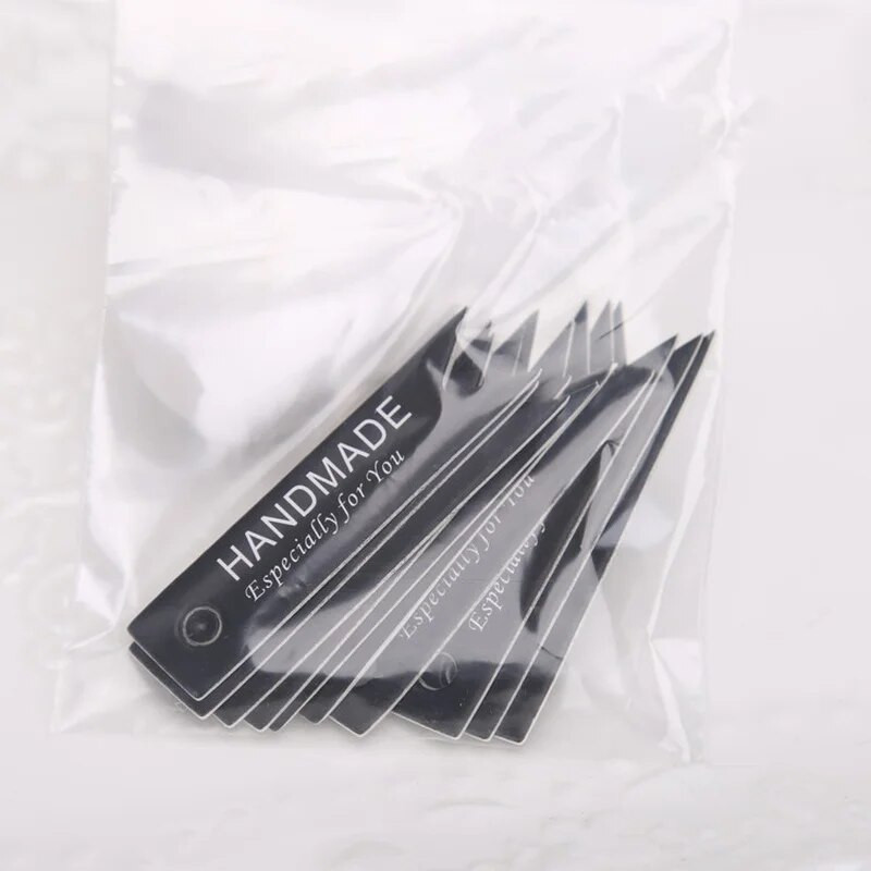 5 τμχ Διακοσμητικά κεριά χαρτί ετικετών χειροποίητα αυτοκόλλητα με γράμματα για κιτ κεριών Εξαιρετικό δώρο Μπομπονιέρες πάρτι DIY Διακόσμηση