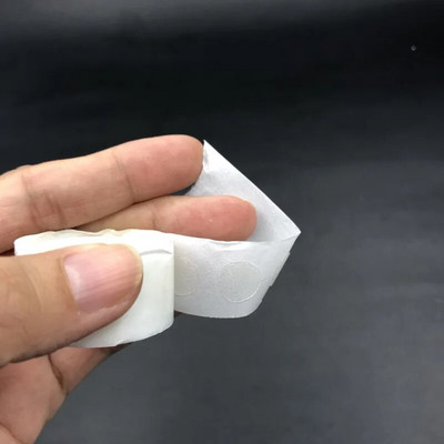 1cm 100db/tekercs gyertya kanóc matrica kétoldalas tapadó pontok 1cm átlátszó nyom nélkül rögzített ragasztós gyertyákhoz barkácsolás gyertyakészítés
