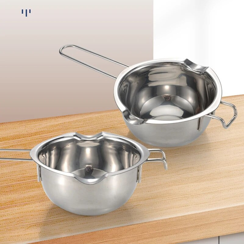 Kreatív gyertyák olvasztó edény vízálló illatos gyertya készítés barkácsolva rozsdamentes acél viasz olvasztó edény kézzel készített eszköz