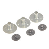 100db 12,5*2,5mm 20*5mm tartós viaszos gyertya kanóc fém tartók Gyertyák kanóc talptartó Hasznos eszközök Gyertyakészítő barkácskészlet