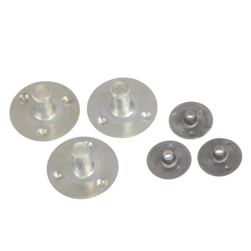 100db 12,5*2,5mm 20*5mm tartós viaszos gyertya kanóc fém tartók Gyertyák kanóc talptartó Hasznos eszközök Gyertyakészítő barkácskészlet