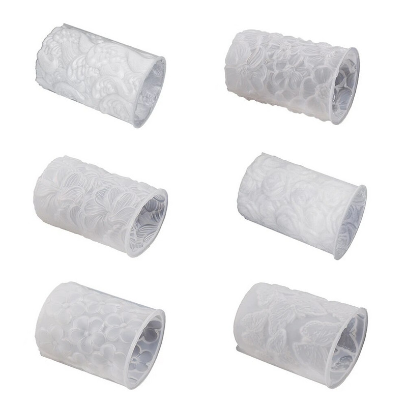 3D mustriga kolonni küünlavormid silikoonküünla vormi kolonn DIY aroomiteraapiaküünalde jaoks vaiguvalu valmistamiseks