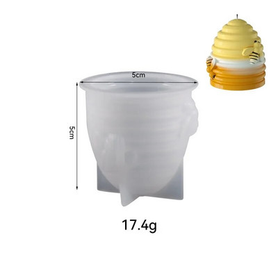 Silikona veidne svecēm 3D šūnveida raksts bišu aromterapijas ģipsis kristāla epoksīda sveķu ziepes ar rokām gatavotas amatniecības sveces dāvanas