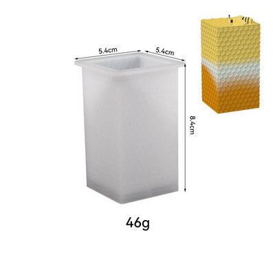 Silikona veidne svecēm 3D šūnveida raksts bišu aromterapijas ģipsis kristāla epoksīda sveķu ziepes ar rokām gatavotas amatniecības sveces dāvanas