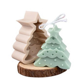 Ziemassvētku eglītes sveces veidne silikona Ziemassvētku vecītis sniegavīrs brieža svece gatavošanas ziepju sveķu veidne Ziemassvētku dāvanu amatniecības mājas dekorēšana