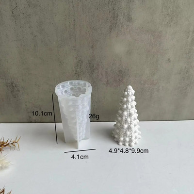 Ziemassvētku dāvanu kastīte sveču silikona veidne Bowknot dāvanu kastīte aromterapijas sveces ģipša sveķu veidne DIY sveču izgatavošana pelējuma ziepju veidne