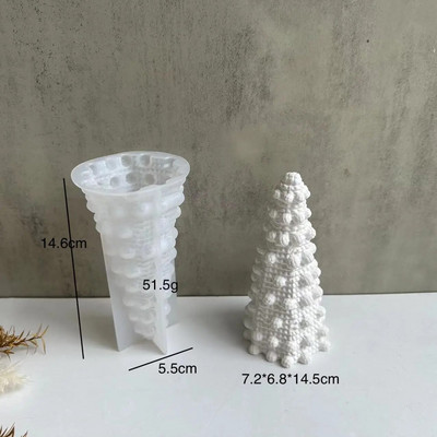 Ziemassvētku dāvanu kastīte sveču silikona veidne Bowknot dāvanu kastīte aromterapijas sveces ģipša sveķu veidne DIY sveču izgatavošana pelējuma ziepju veidne