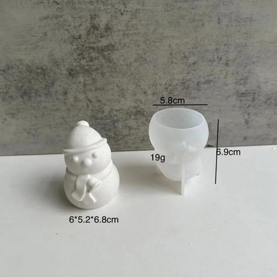 Ziemassvētku dāvanu kastīte sveču silikona veidne Bowknot dāvanu kastīte aromterapijas sveces ģipša sveķu veidne DIY sveču izgatavošana pelējuma ziepju veidne