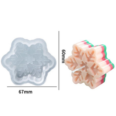 Ziemassvētku dāvanu kastīte sveču silikona veidne Bowknot dāvanu kastīte aromterapijas sveces ģipša sveķu veidne DIY sveču izgatavošana pelējuma ziepju veidne