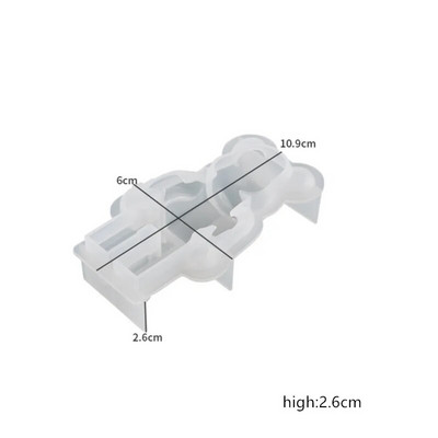 Sveces lāča formas silikona 3d jauka sveču veidne ar rokām gatavotas ziepes DIY karikatūra lācis silikona veidnes liešanas veidnes epoksīda sveķu mākslai