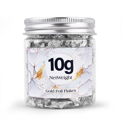 Kulla jäljend, vask, lehed, helbed, foolium, litrid, sädelevad meisterdamise jaoks läikiv foolium, pabervaiguga kullatav küünte dekoratiivpudel