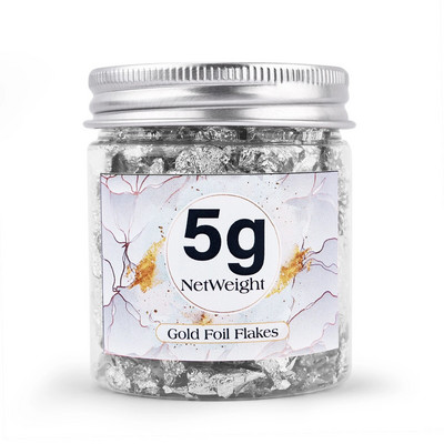 Kulla jäljend, vask, lehed, helbed, foolium, litrid, sädelevad meisterdamise jaoks läikiv foolium, pabervaiguga kullatav küünte dekoratiivpudel