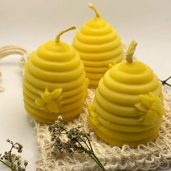 3D кошер Силиконова форма за свещи Направи си сам Honeycomb Ароматна мазилка Сапунена форма за печене на торта Консумативи за правене на свещи Художествена декорация за дома