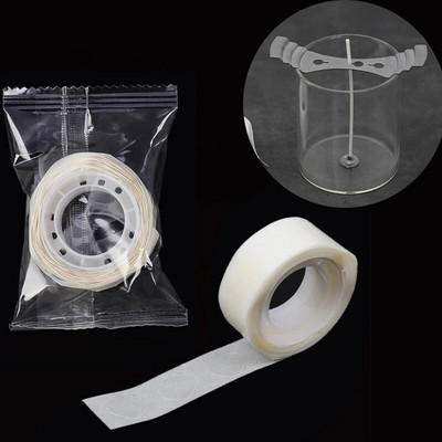 2PCS Trace Transparent Plastic Wick Fixed for DIY Wax Fixed Candles Material Movable of Plastic Card Plastic Candle DIY Making