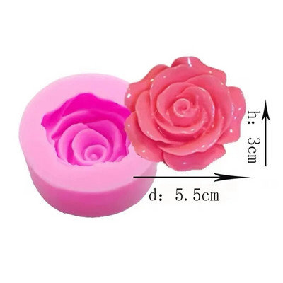 Lotoso gėlių augalo lapų silikono muilo formos bijūnų žvakės dervos gipso formos šokolado pyrago formelės namų dekoras rudens vidurio dovanos