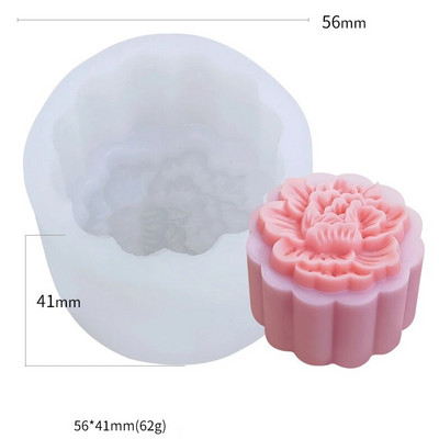 Lotoso gėlių augalo lapų silikono muilo formos bijūnų žvakės dervos gipso formos šokolado pyrago formelės namų dekoras rudens vidurio dovanos