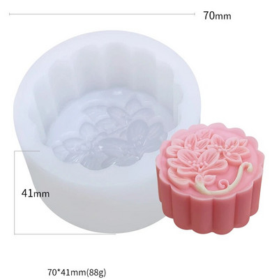 Lotoso gėlių augalo lapų silikono muilo formos bijūnų žvakės dervos gipso formos šokolado pyrago formelės namų dekoras rudens vidurio dovanos