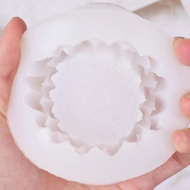 Új napraforgó napraforgó aromaterápiás gyertya szilikon forma kézzel készített szappan barkács hűtőpaszta gipsz krém gél forma