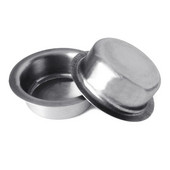 5gab Luksusa sveču krūzes burkas konteinera uzglabāšanas nerūsējošā tērauda tējas sveces turētājs