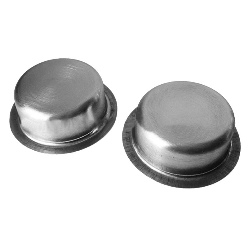 5gab Luksusa sveču krūzes burkas konteinera uzglabāšanas nerūsējošā tērauda tējas sveces turētājs