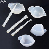 Pramogoms Silikono maišymo lazdelė, skirta „pasidaryk pats“ kristalinės epoksidinės dervos formoms, mišrioms klijų matavimo taurelėms, paskirstymo taurėms papuošalų kūrimo įrankiai