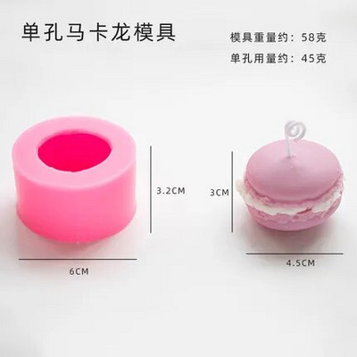 3D braškių žvakių silikoninė forma Rankų darbo aromaterapinė žvakių vaško forma Fondant šokolado dervos formos namų rankų darbo dekoras