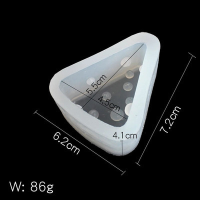 3D braškių žvakių silikoninė forma Rankų darbo aromaterapinė žvakių vaško forma Fondant šokolado dervos formos namų rankų darbo dekoras