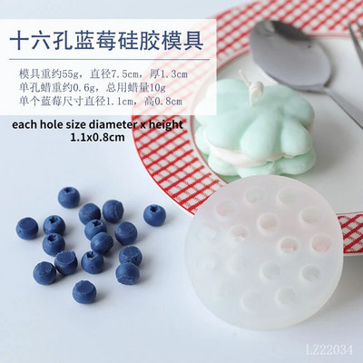 3D braškių žvakių silikoninė forma Rankų darbo aromaterapinė žvakių vaško forma Fondant šokolado dervos formos namų rankų darbo dekoras