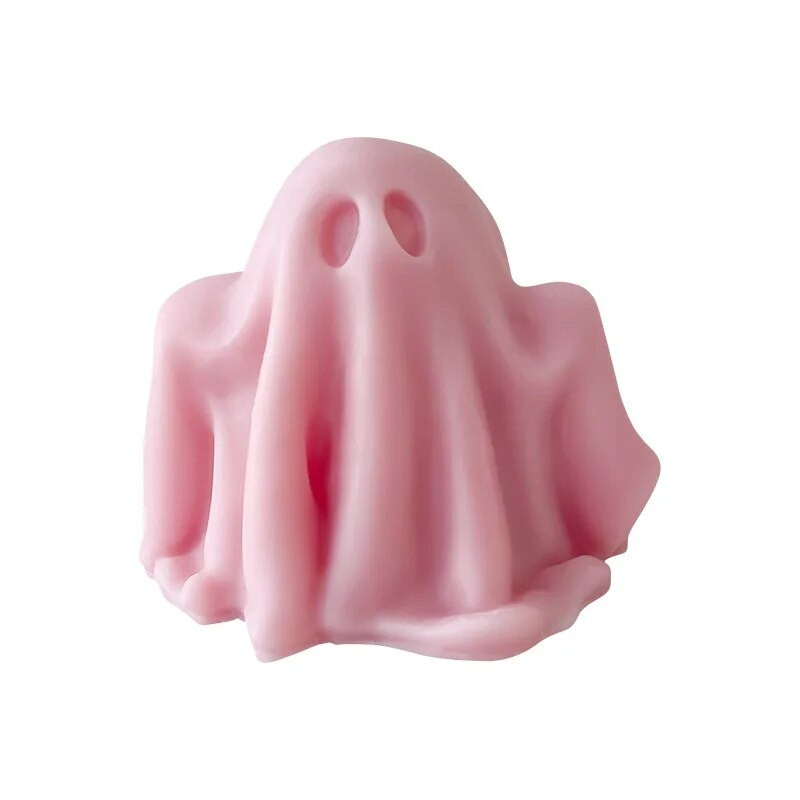 3D silikona spoku sveču veidne ģipša sveķu piliens līme šokolādes ziepes ledus kubs pelējuma svece Helovīna ornamenta ballīšu dekorēšanai