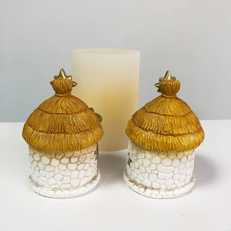 Ziemassvētku reljefs silikona veidne rokām darinātai sveču ģipša ziepju epoksīda sveķu šokolādes dekorēšanai ģipša ledus DIY cepšanas veidnei