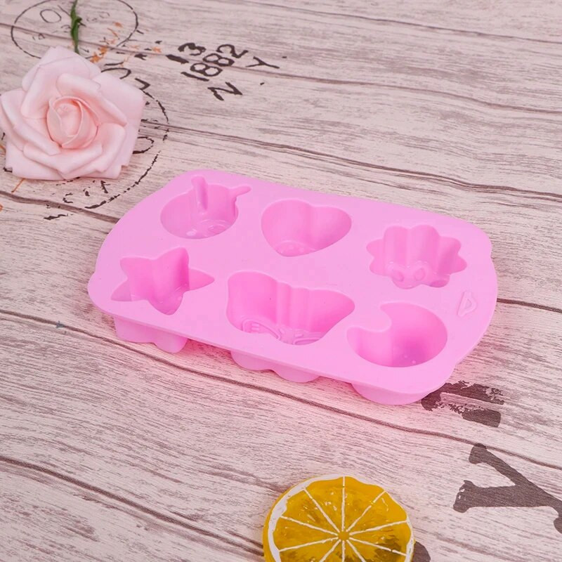 Kalup za sapun u obliku insekata sa 6 rešetki. Kalup za kolače od fondanta. Silikonski alat za ukrašavanje kolača. Višenamjenski DIY ručno rađeni kalup za sapun.