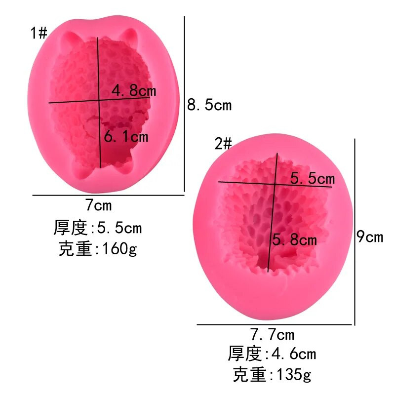 3D aitas formas fondant silikona veidne ar smaržu ģipša veidņu putas šokolādes veidne ar rokām gatavota ziepju veidne