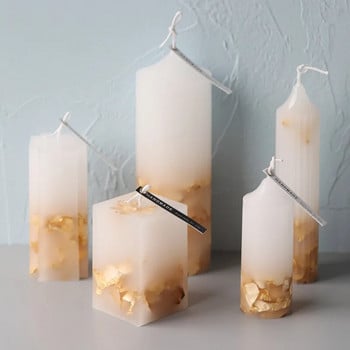 1 μπουκάλια Gold Foil of The Candle 2g Wax Foil Handmade Candles Creative Scented Candles DIY Υλικά Μους με αλουμινόχαρτο
