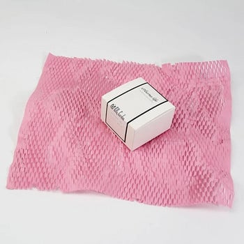 Φιλικό προς το περιβάλλον Χαρτί περιτυλίγματος κυψελωτό πλέγμα κοίλο DIY Αρωματικό κερί Floral Art Κουτί δώρου Συσκευασία Χειροποίητα υλικά