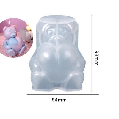 DIY šūnveida sveču veidne aromterapijas sveču ģipša veidne 3D bišu strops silikona sveķu ziepju veidne ar rokām gatavota mājas amatniecības dekorēšana