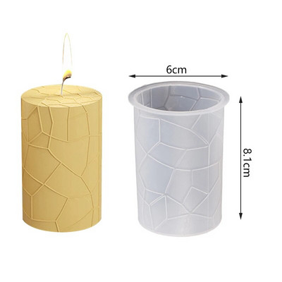 DIY šūnveida sveču veidne aromterapijas sveču ģipša veidne 3D bišu strops silikona sveķu ziepju veidne ar rokām gatavota mājas amatniecības dekorēšana