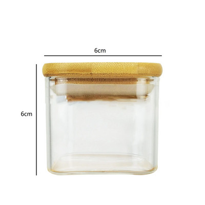 1 gab Diy kvadrātveida sveču tukšas krūzes ar lūpu radošām caurspīdīgām rokām gatavotām smaržīgām svecēm, stikla tukšām burciņām dzimšanas dienā kāzu dāvana