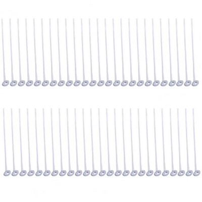 50 gab. kokvilnas sveču daktis, dabīgas, videi draudzīgas, bez smaržas, lēni degošas sveču daktis, DIY izgatavošanas komplekts