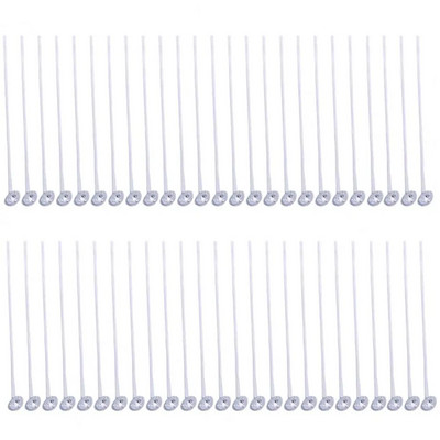 50 gab. kokvilnas sveču daktis, dabīgas, videi draudzīgas, bez smaržas, lēni degošas sveču daktis, DIY izgatavošanas komplekts