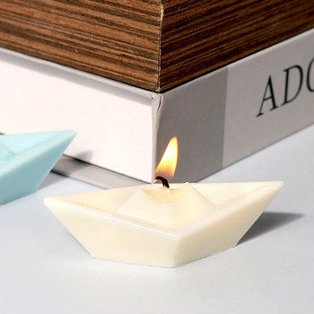 Χάρτινα καλούπια κεριών σιλικόνης για σκάφος DIY Aromath Γύψινο Στολίδι Αρωματικό Καλούπι Κεριού Διακόσμηση σπιτιού Χειροτεχνία Δώρα