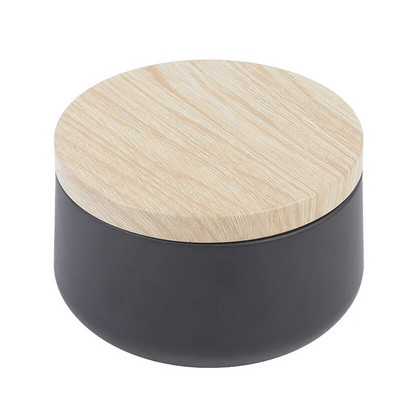 Prabangūs žvakių stiklainiai su dangteliu Tūriniai apvalūs žvakių konteineriai, tuščios laikymo dėžutės, skirtos „pasidaryk pats“ tepalams, odos priežiūrai, grožio pavyzdžiams