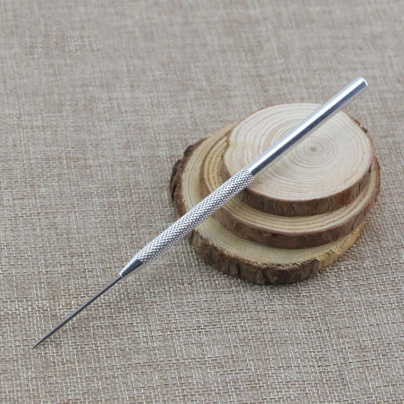 Agyag tű eszköz polimer agyag modellezéshez szobor szilikon formázó lyukasztó eszköz gyertya készítés kerámia kézműves részlet tű