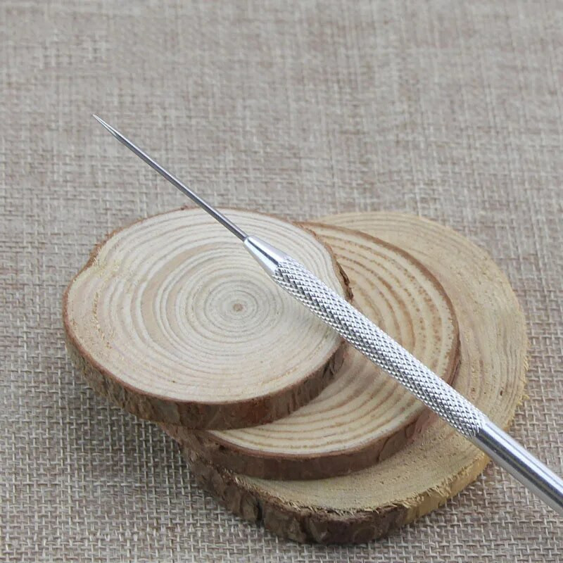 Agyag tű eszköz polimer agyag modellezéshez szobor szilikon formázó lyukasztó eszköz gyertya készítés kerámia kézműves részlet tű